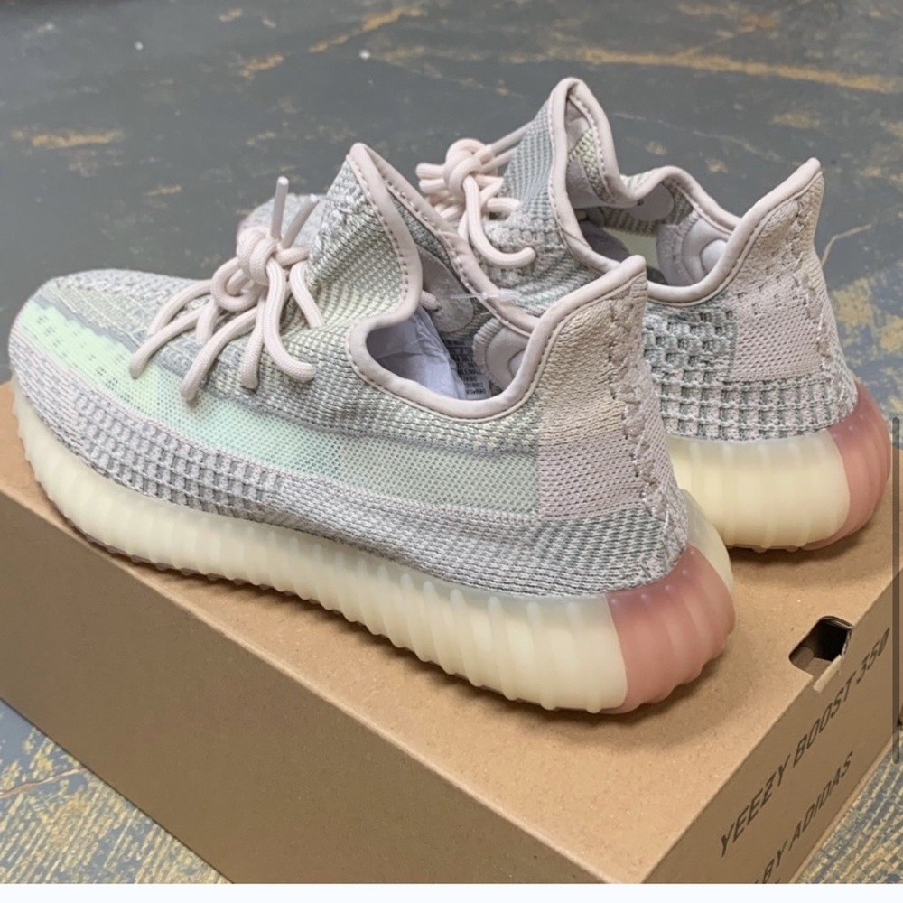 Adidas Boost Yeezy 350 V2 Citrin FW3042 10 - Picture 6 of 8